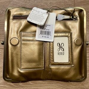 NWT Gold HOBO Wallet